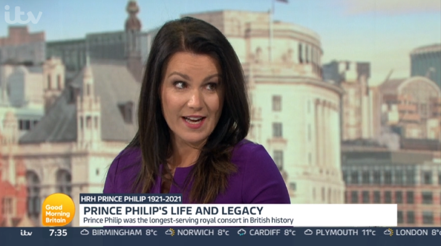 Susanna Reid on GMB today