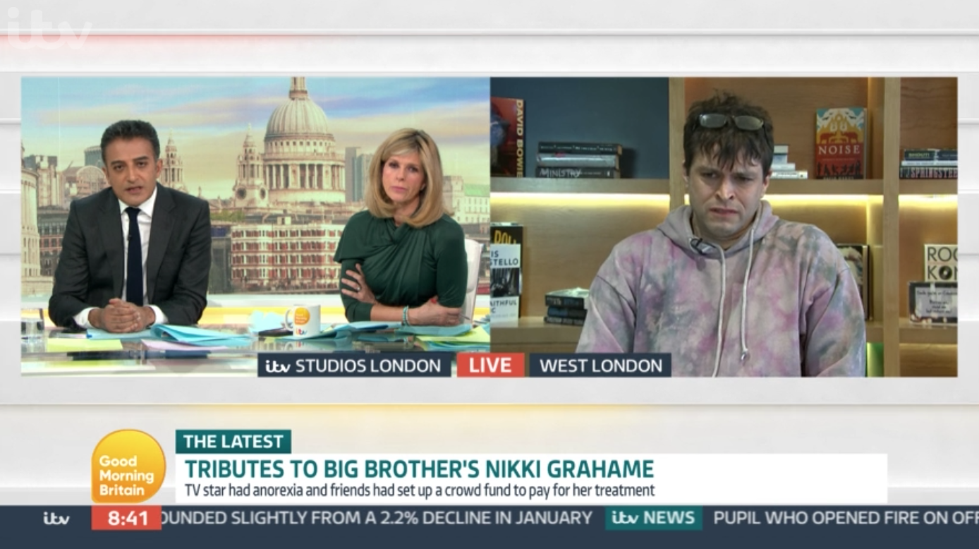 Pete Bennett became emotional talking about his Big Brother pal Nikki Grahame