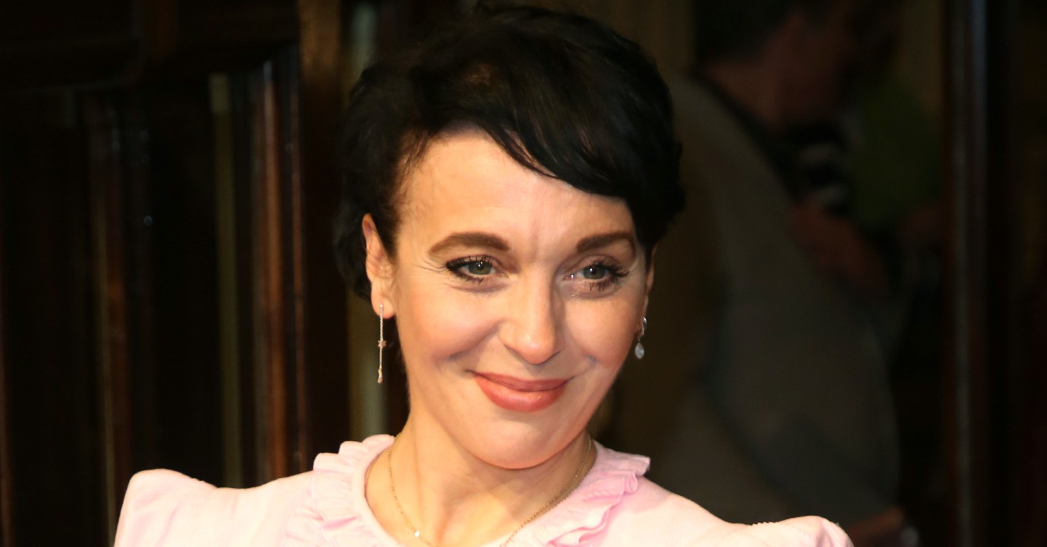 Amanda Abbington on the red carpet