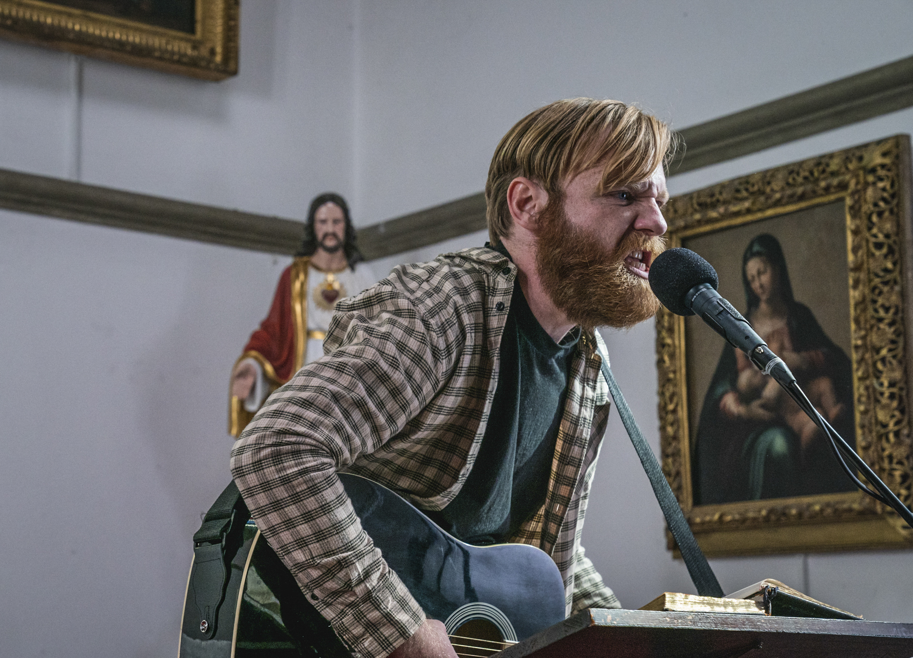 Frank Of Ireland stars Brian Gleeson as Frank (Credit: Channel 4)