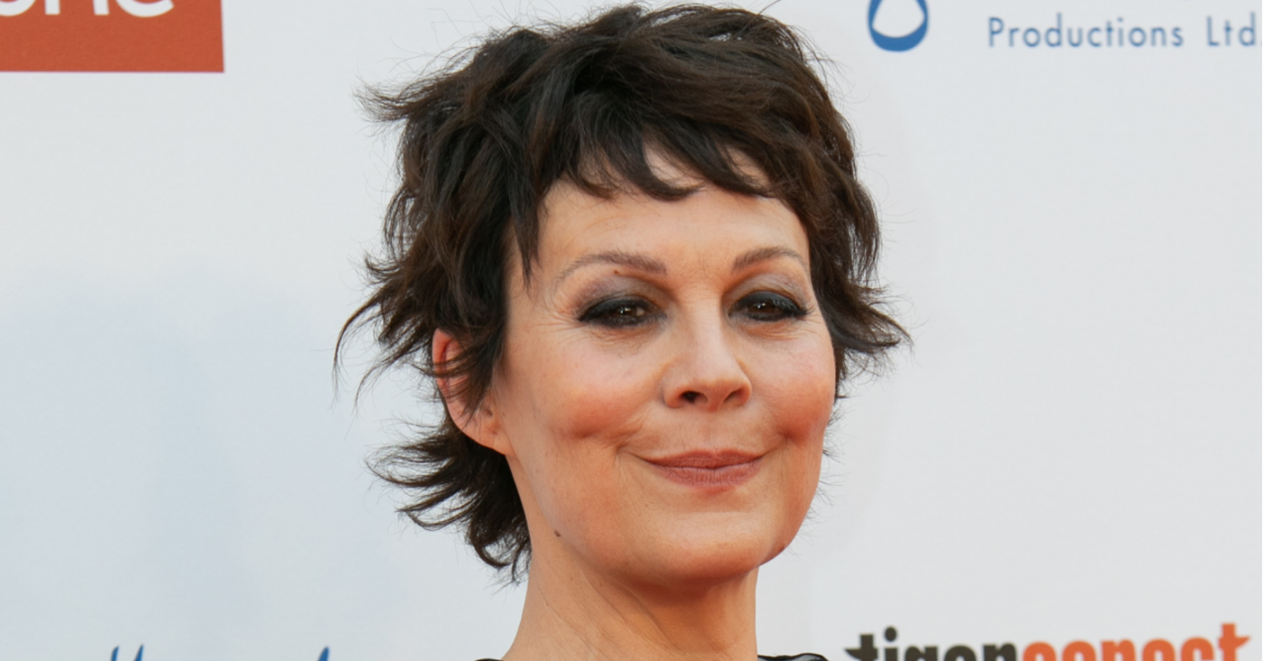 Helen McCrory smiling