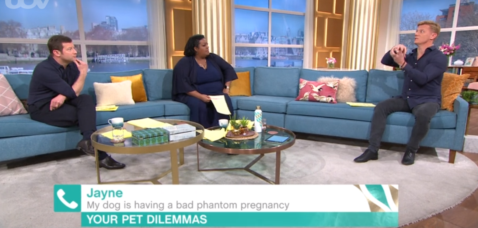 Dermot and Alison, hosting This Morning instead of Holly Willoughby and Phil