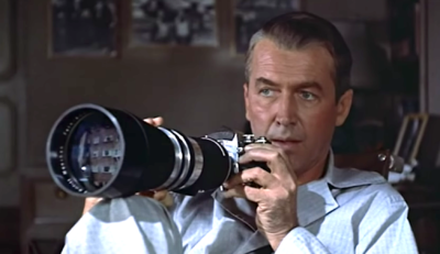 James Stewart in Rear Window