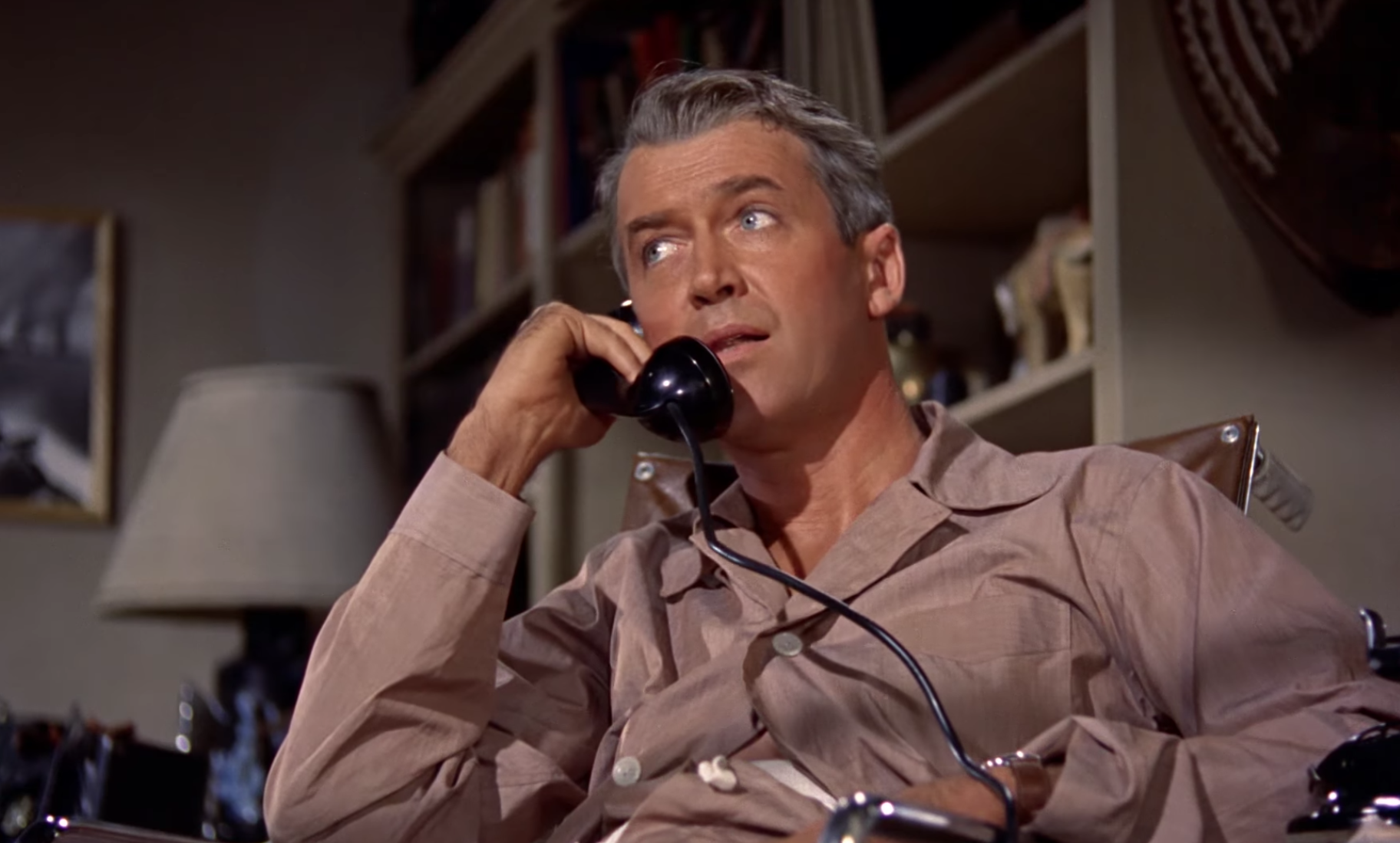 James Stewart in Rear Window