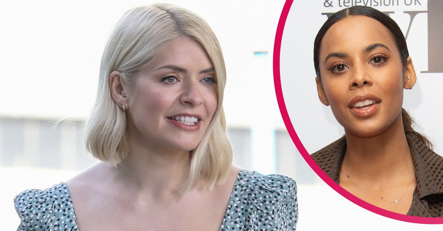 Holly Willoughby and Rochelle Humes