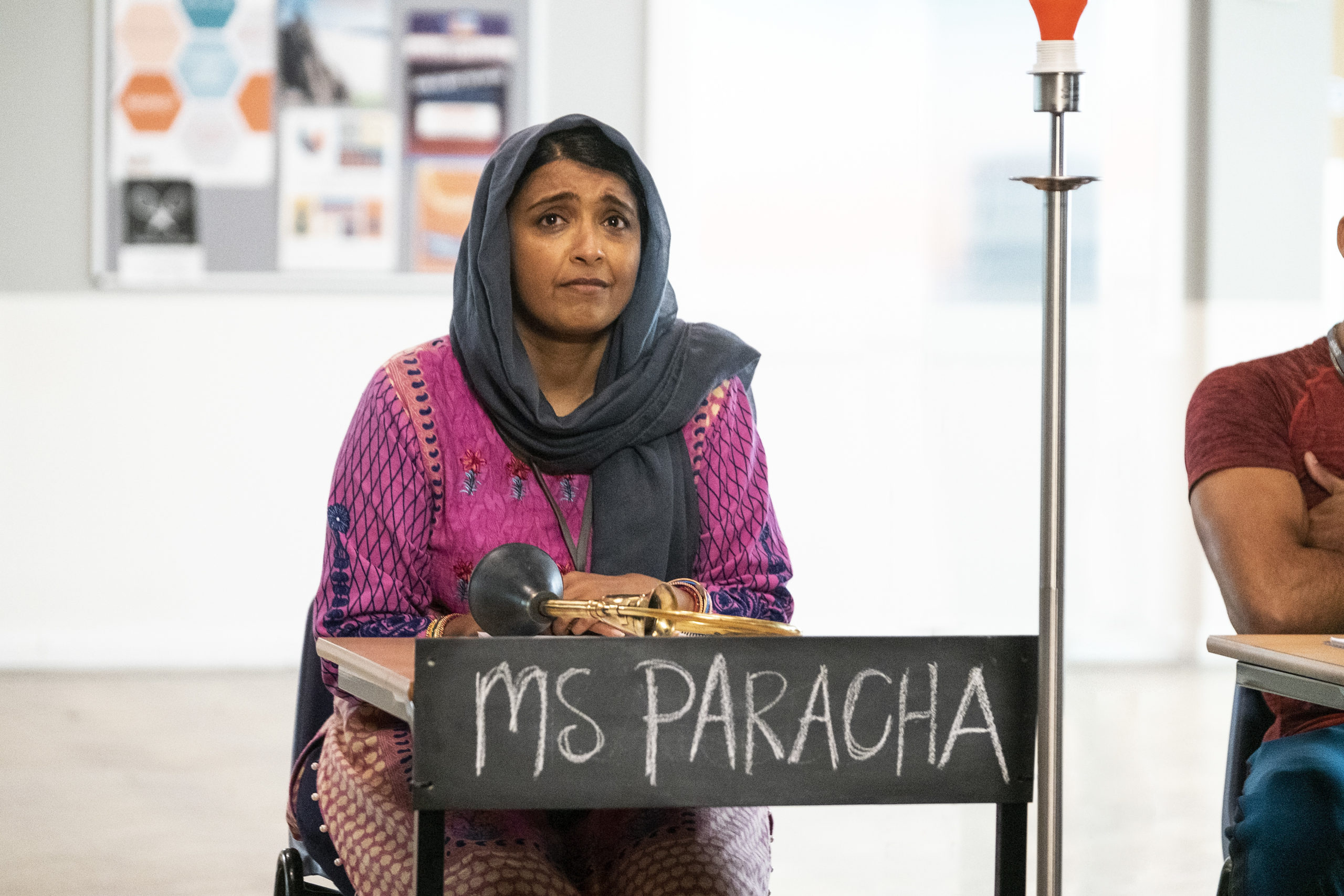 Sunetra Sarker plays Kaneez in Ackley Bridge (Credit: Channel 4 / Stuart Wood)