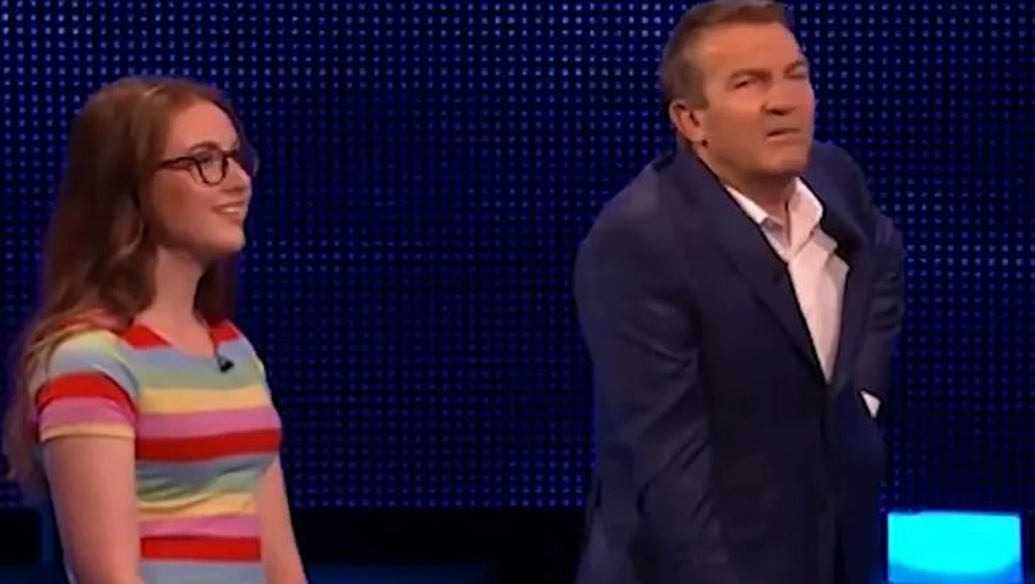 Bradley Walsh and Olivia on The Chase