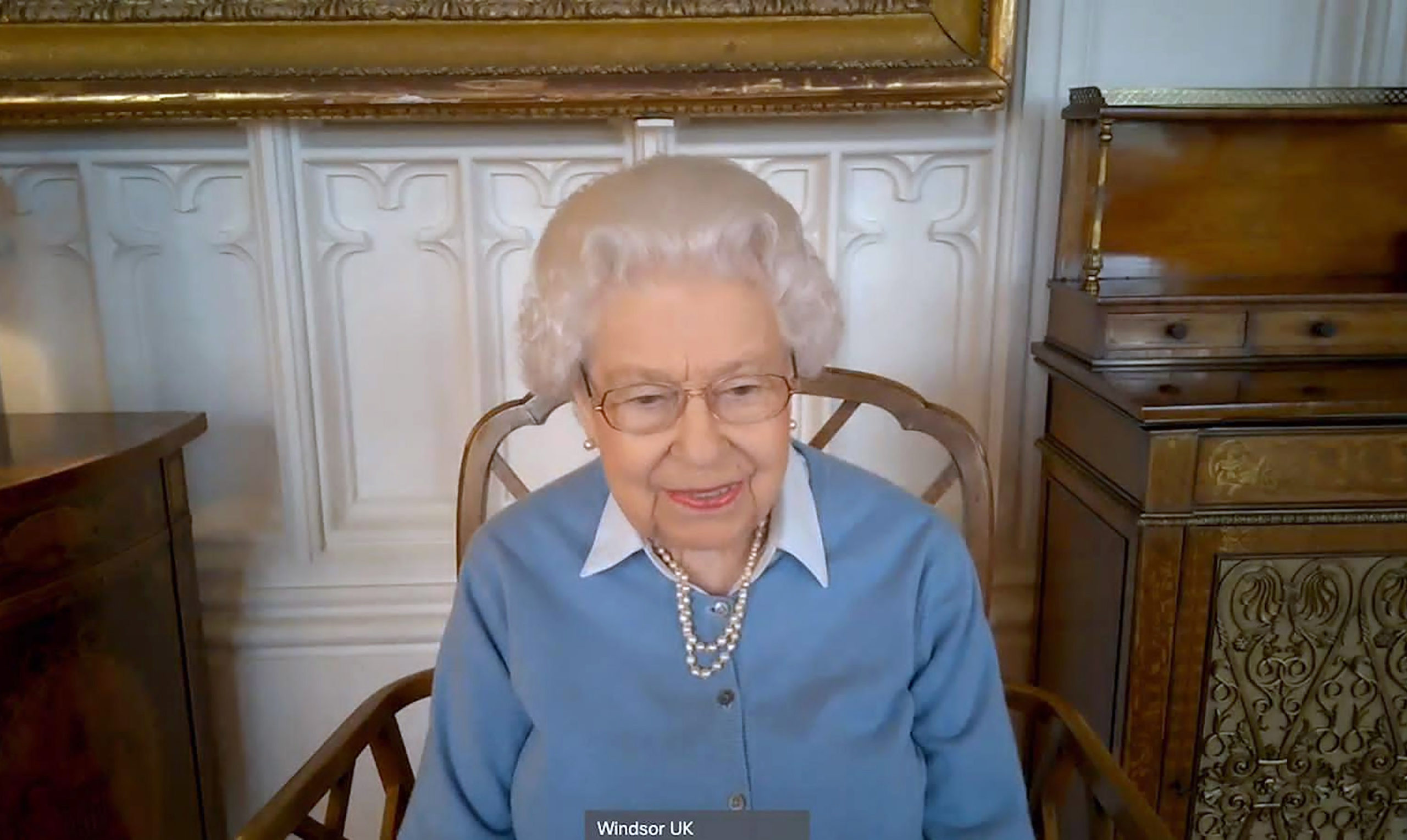 Queen Elizabeth II paid a virtual visit to KPMG in December to mark the firm's 150th anniversary (Credit: ALPR/AdMedia)