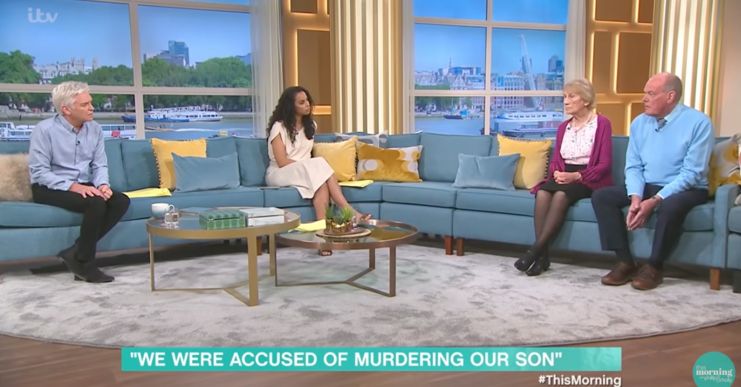 Phillip Scofield and Rochelle Humes on This Morning