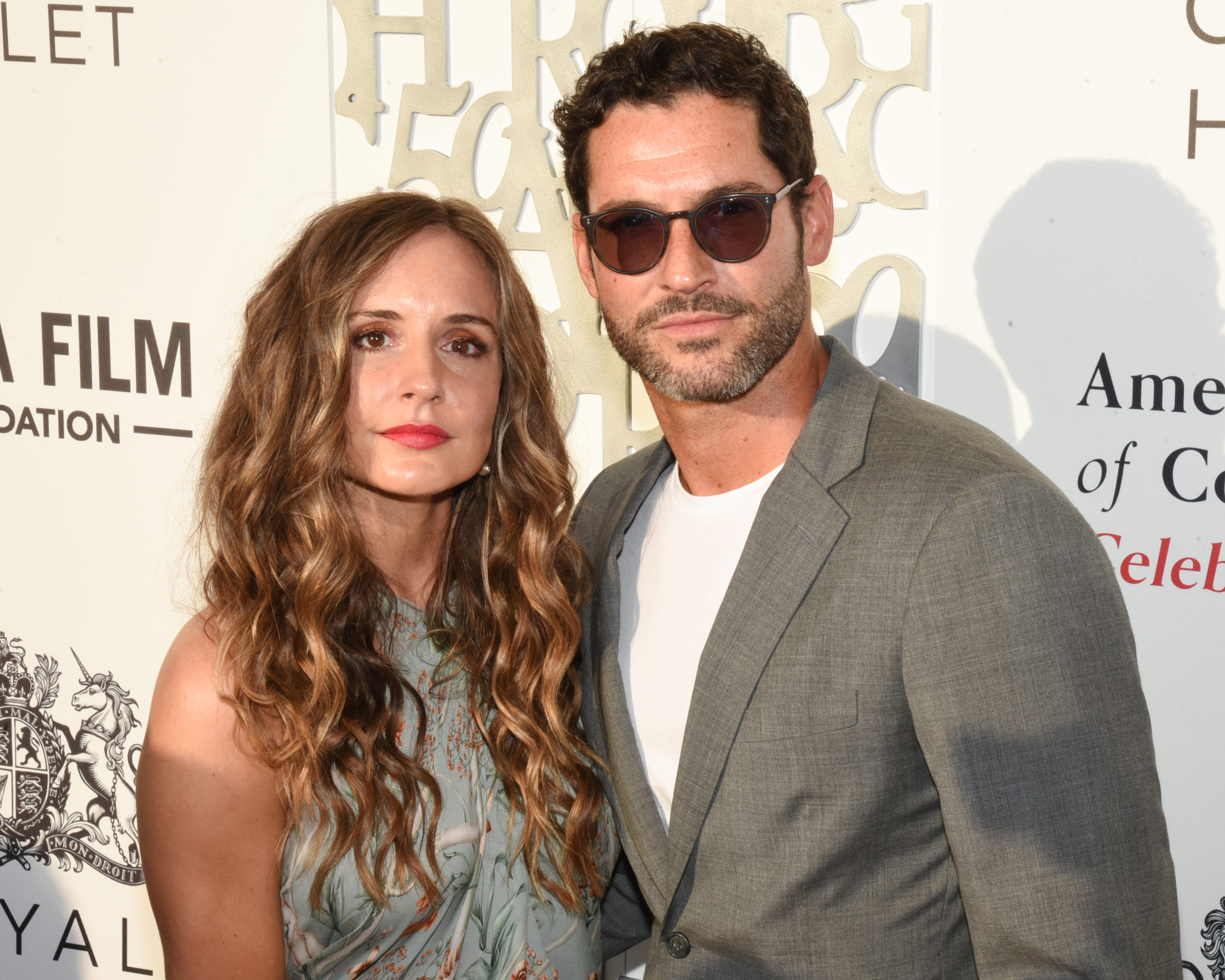 Tom Ellis and his wife Meaghan Oppenheimer