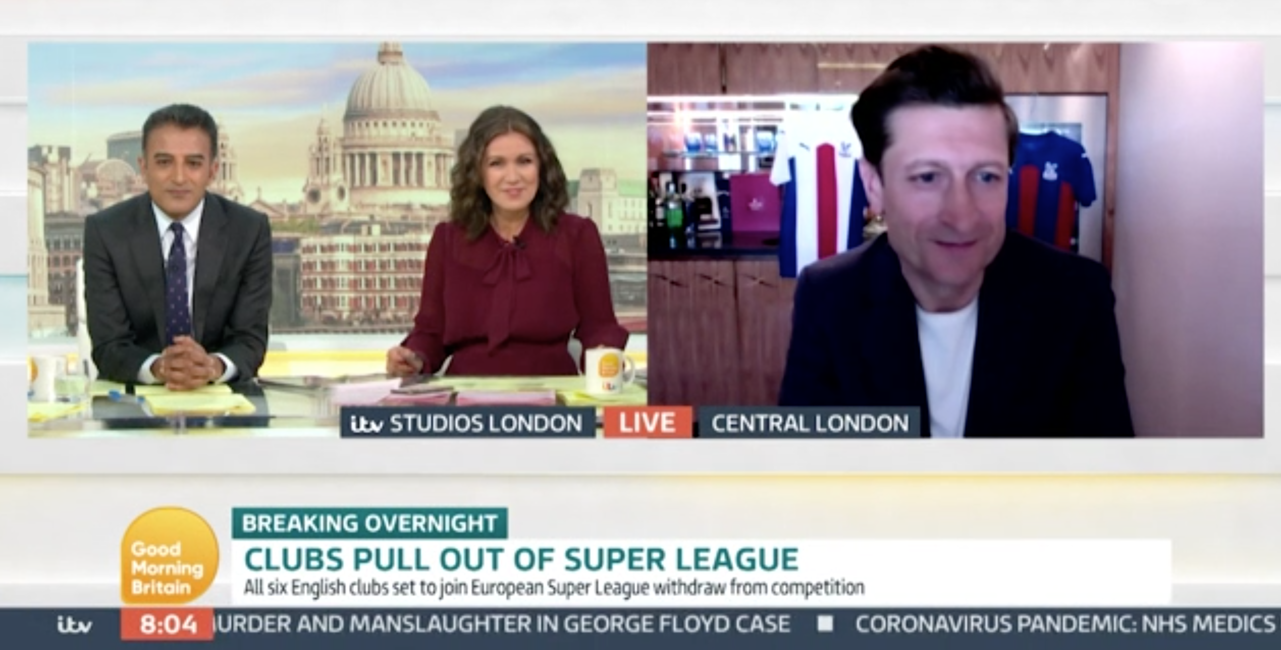 Steve Parish and susanna reid