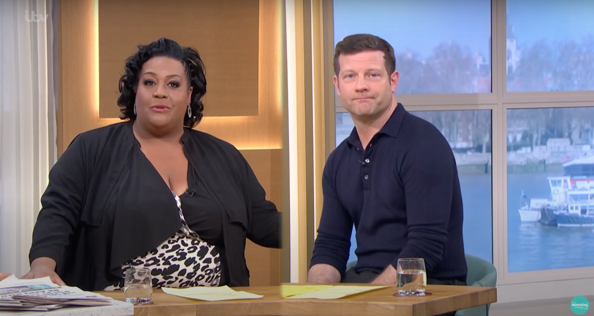 Alison and Dermot on this morning