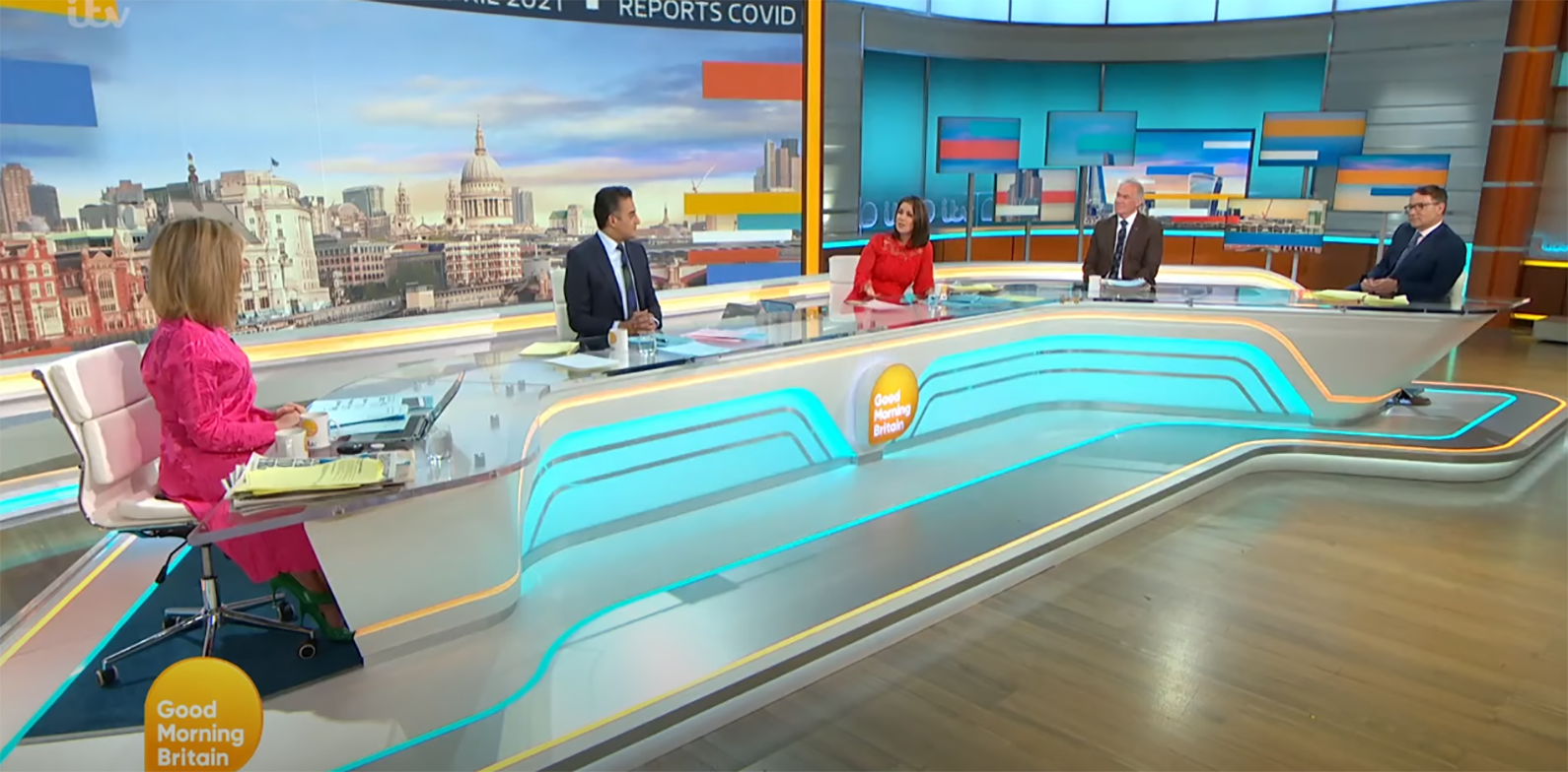 Kate Garraway on GMB