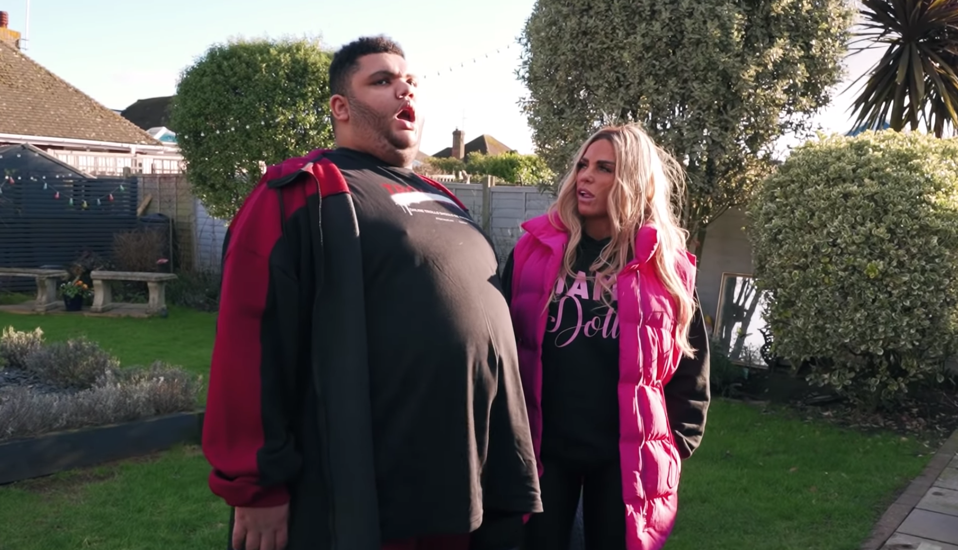 Harvey became distressed when he couldn't hug nanny Amy