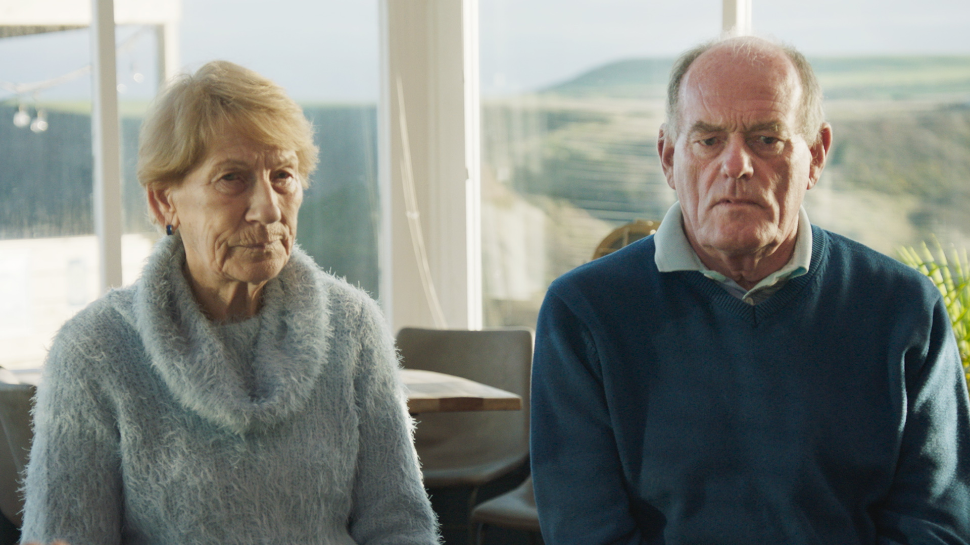 Doris and Charles discuss the disappearance of their son Steven (Credit: ITV1)