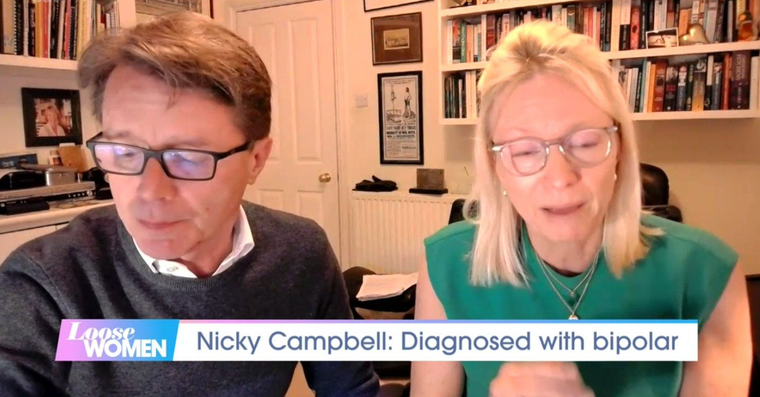 Nicky Campbell and wife Tina on Loose Women