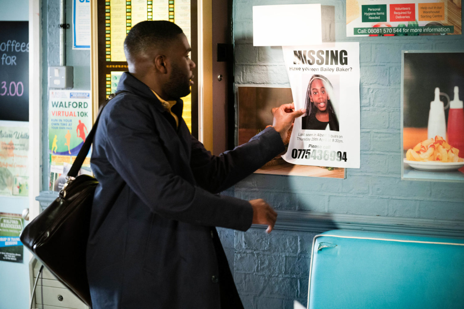 EastEnders SPOILERS: Isaac takes down one of Bailey's posters