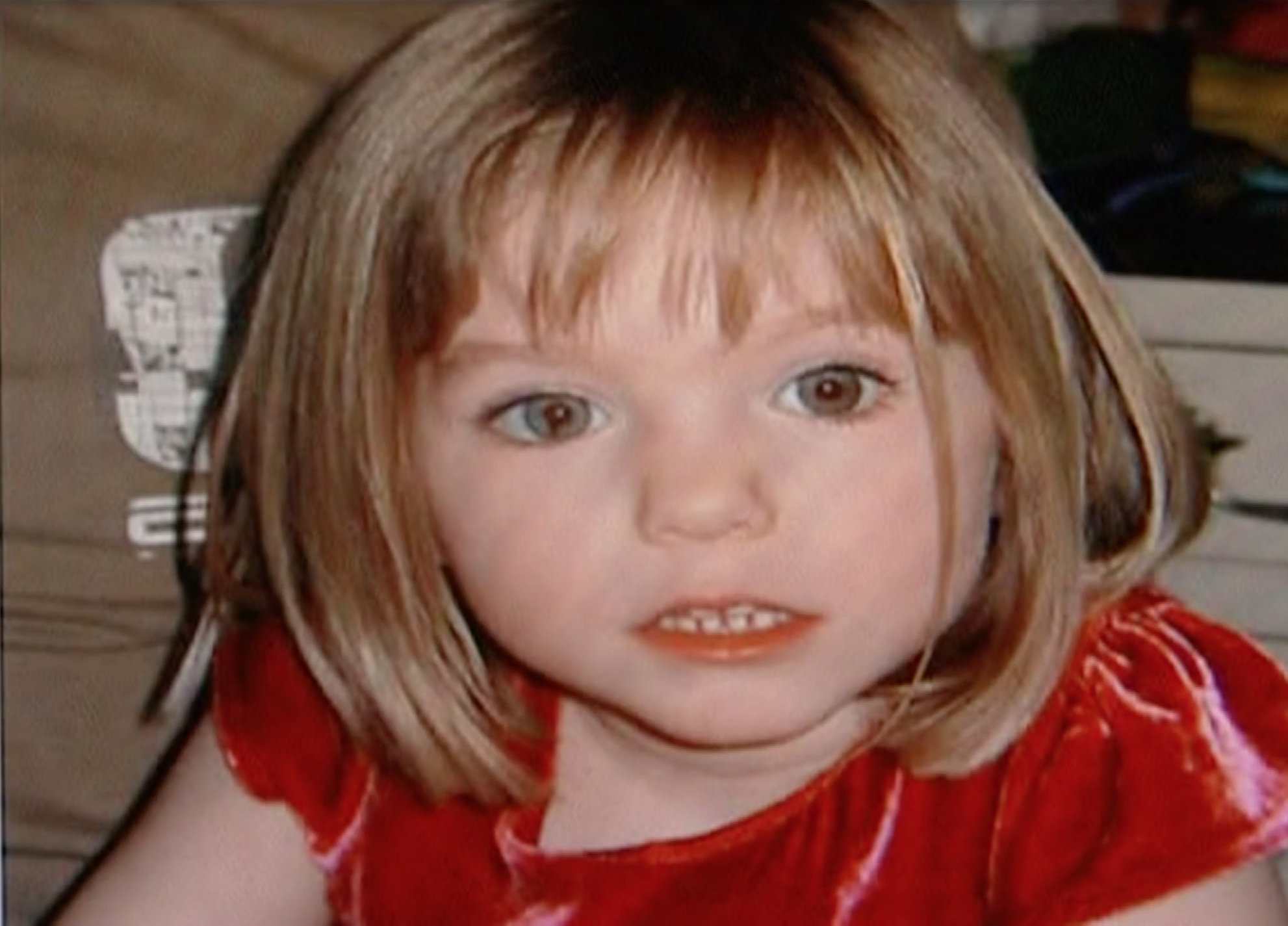 madeleine mccann in red dress