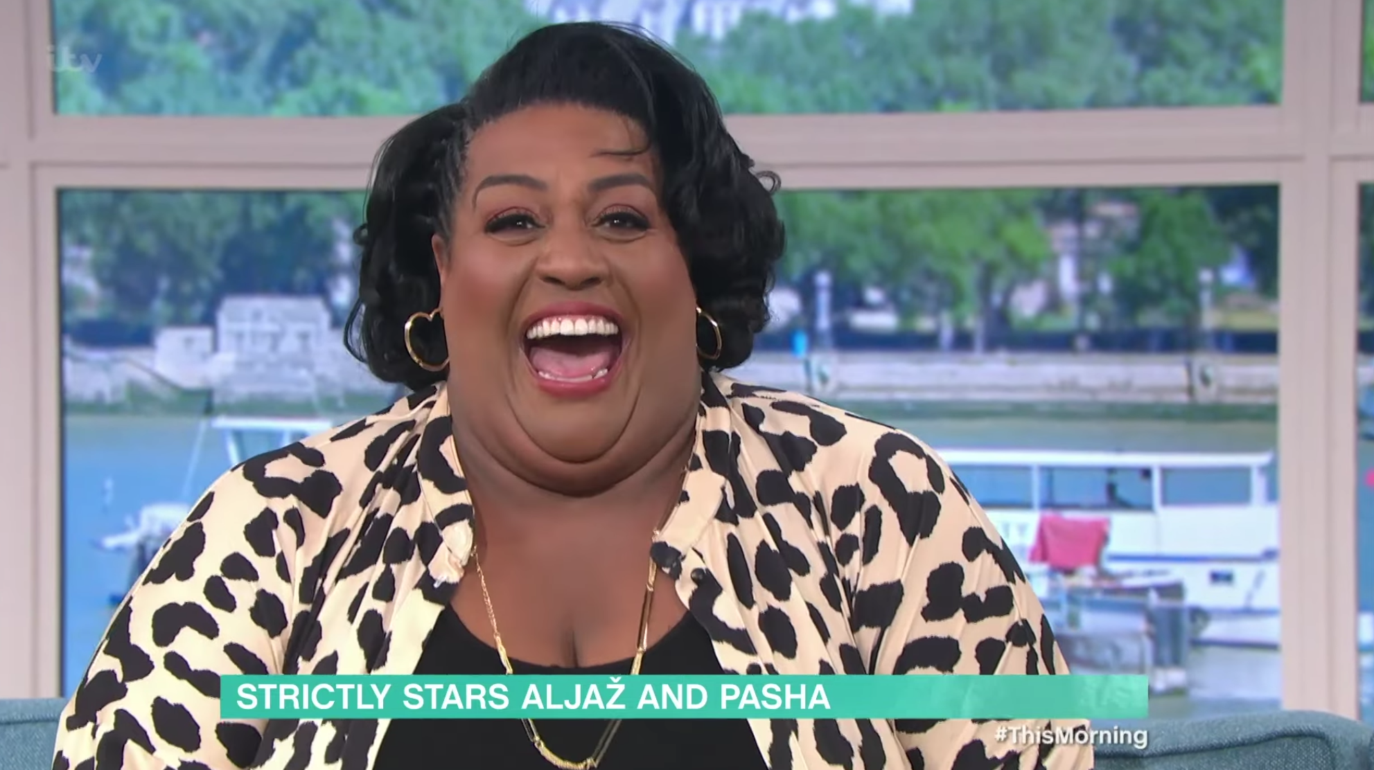 Alison Hammond laughs on This Morning
