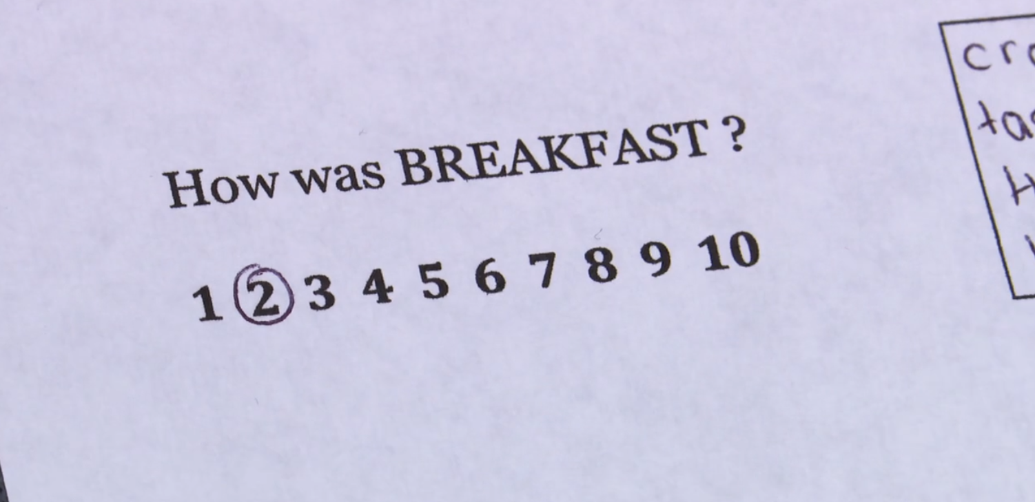 Four in a Bed scoring