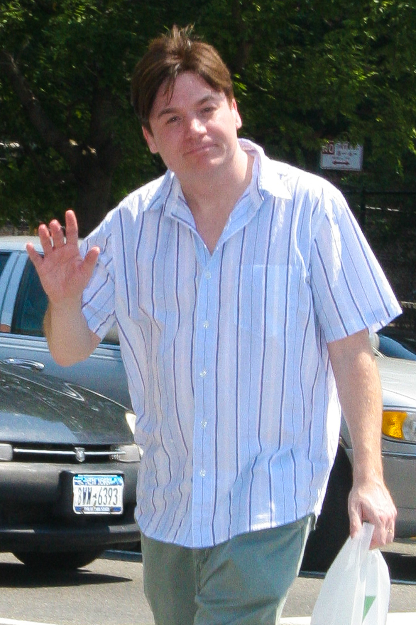 Actor Mike Myers voices Shrek