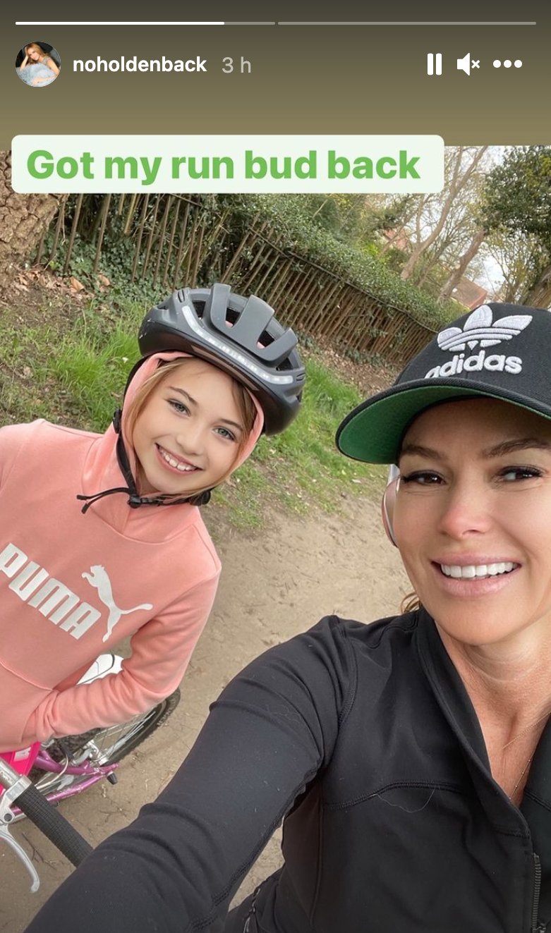 Amanda Holden and daughter Hollie