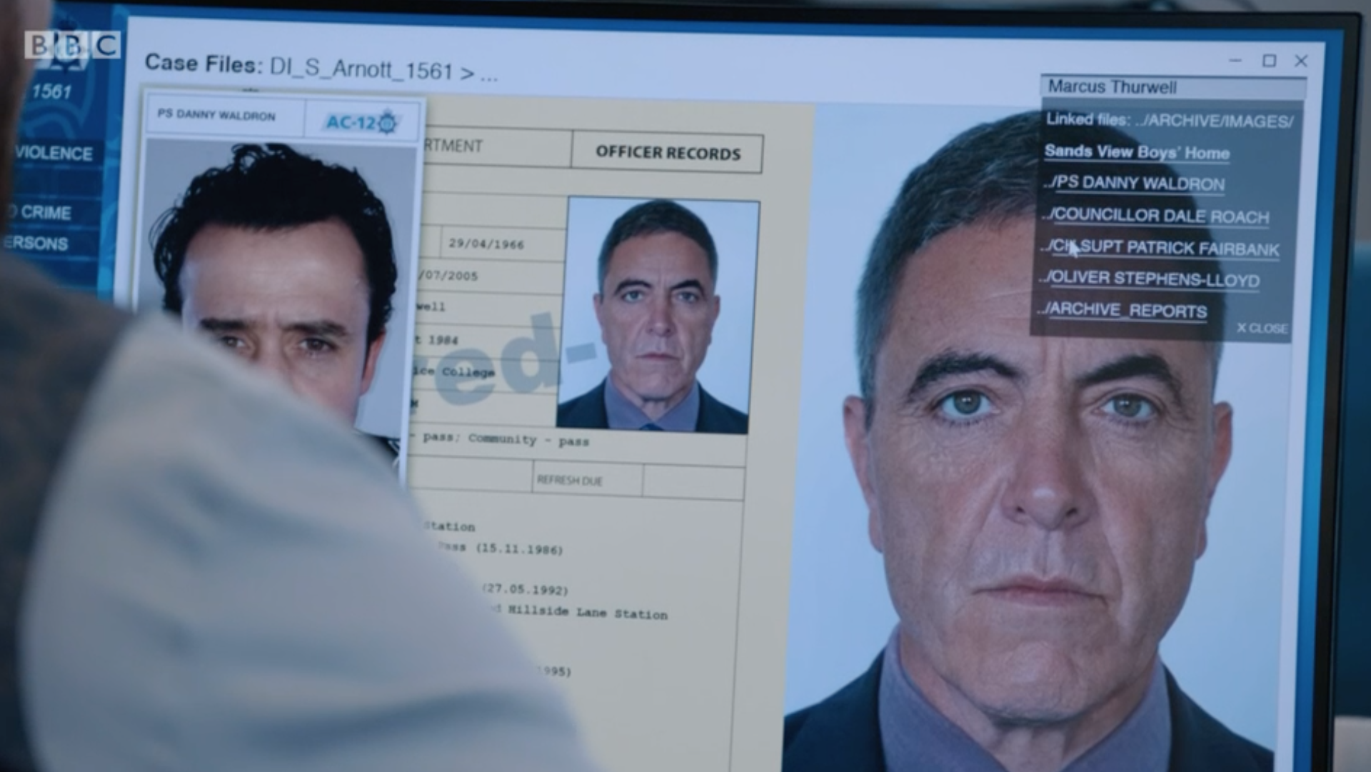 James Nesbitt as Marcus Thurwell in Line of Duty