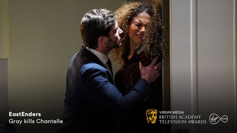 BAFTA's Must-See Moment Gray kills Chantelle