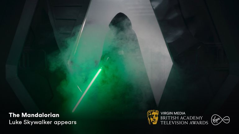 BAFTA's Must-See Moment Luke Skywalker appears in The Mandolarian
