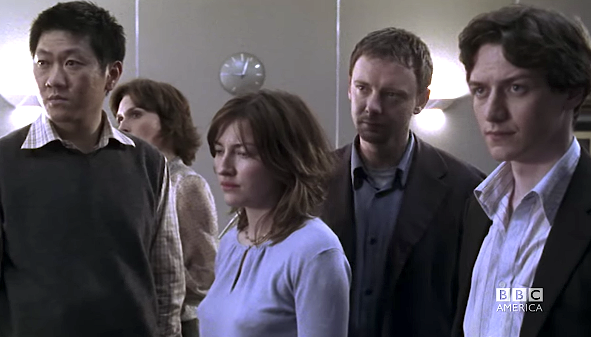 John Simm and Kelly Macdonald in State of Play