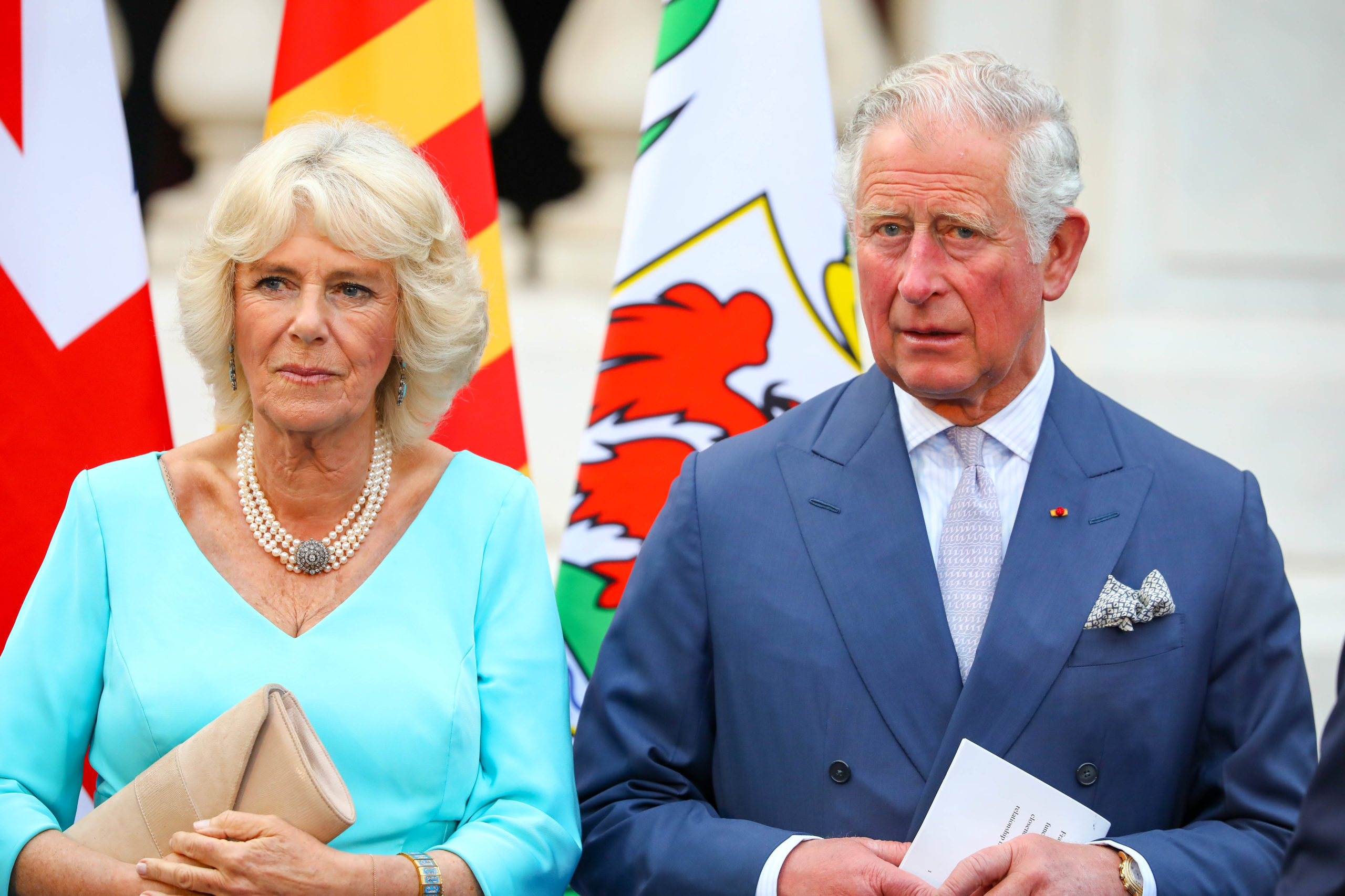 Charles and camilla at an event