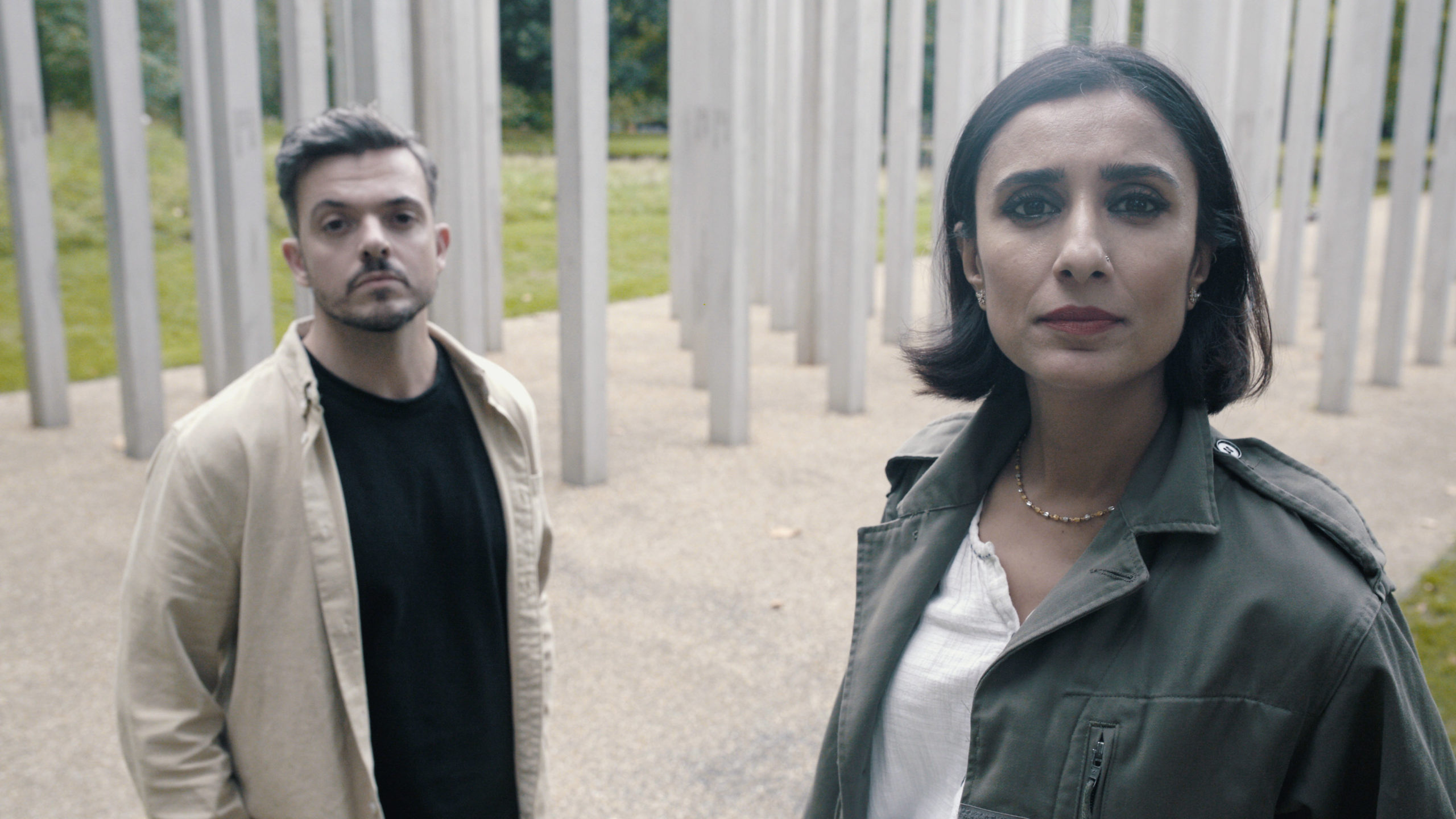 Anita Rani with Karl on Saved by a Stranger