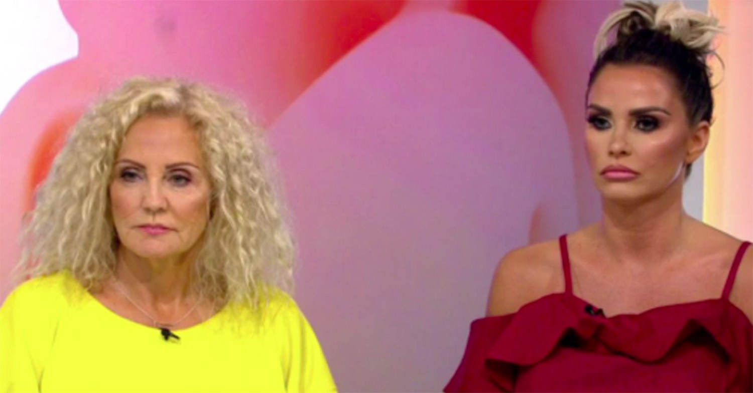 Katie Price with her mum Amy