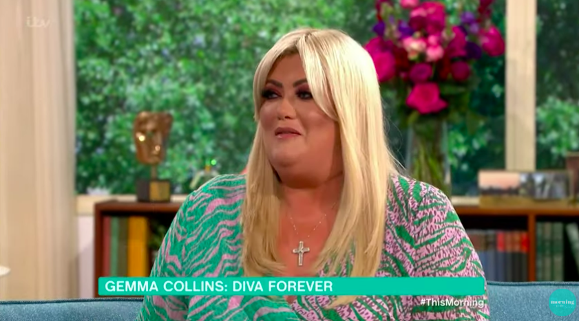 gemma collins orders takeway after losing more weight