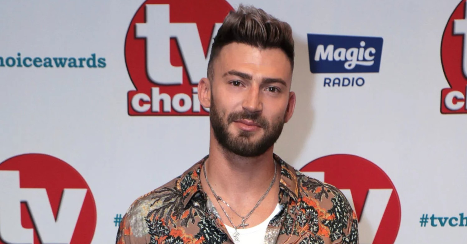 Jake Quickenden on the red carpet