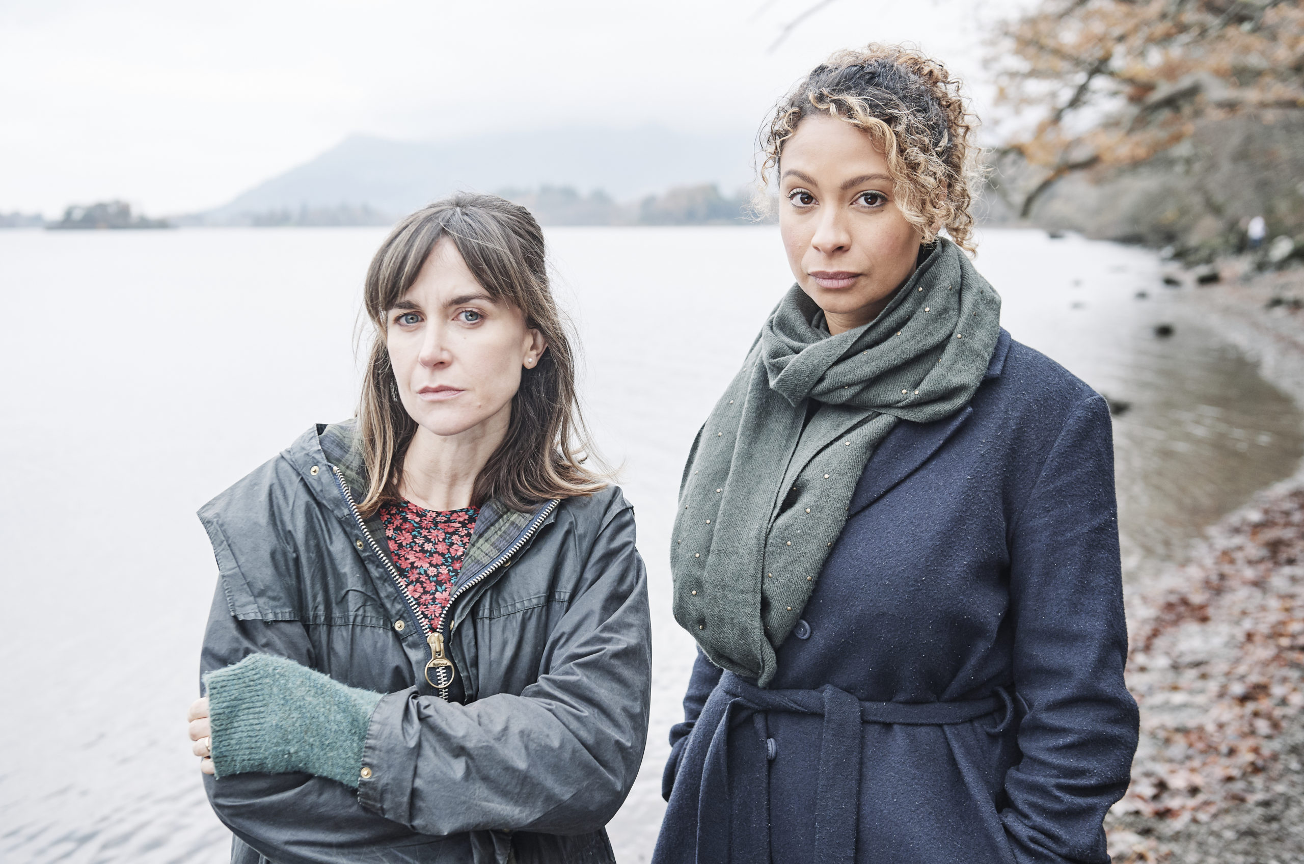 Laura Rollins as Paine and Katherine Kelly as Sally in Innocent series two (Credit: ITV1)