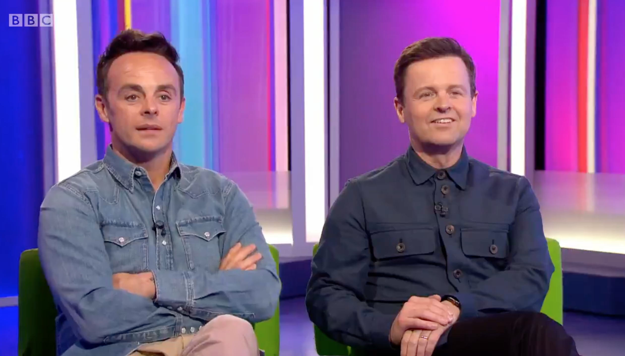 Ant and Dec hosts of Im a celebrity 2022 on the one show