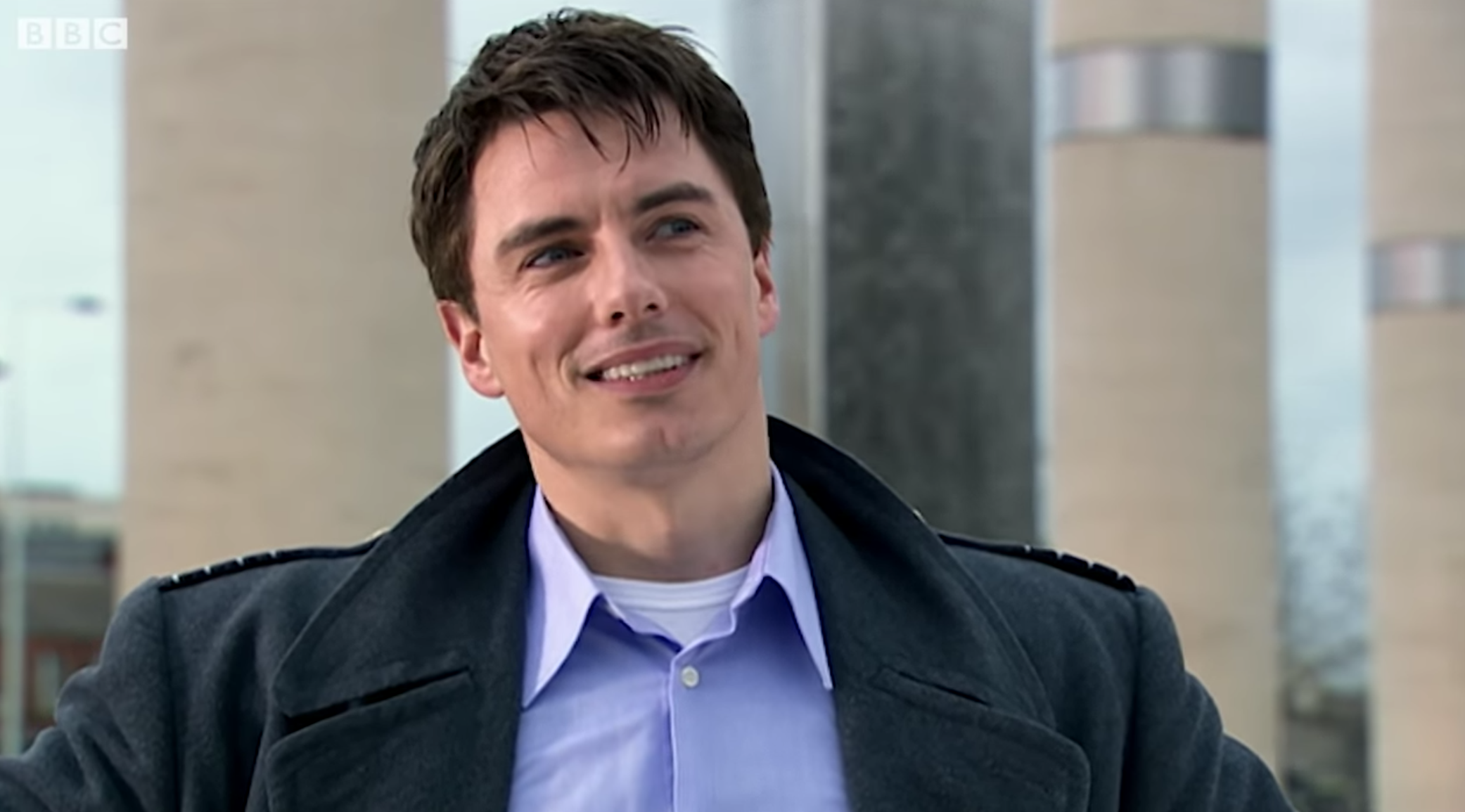 John Barrowman has apologised for exposing himself on Torchwood