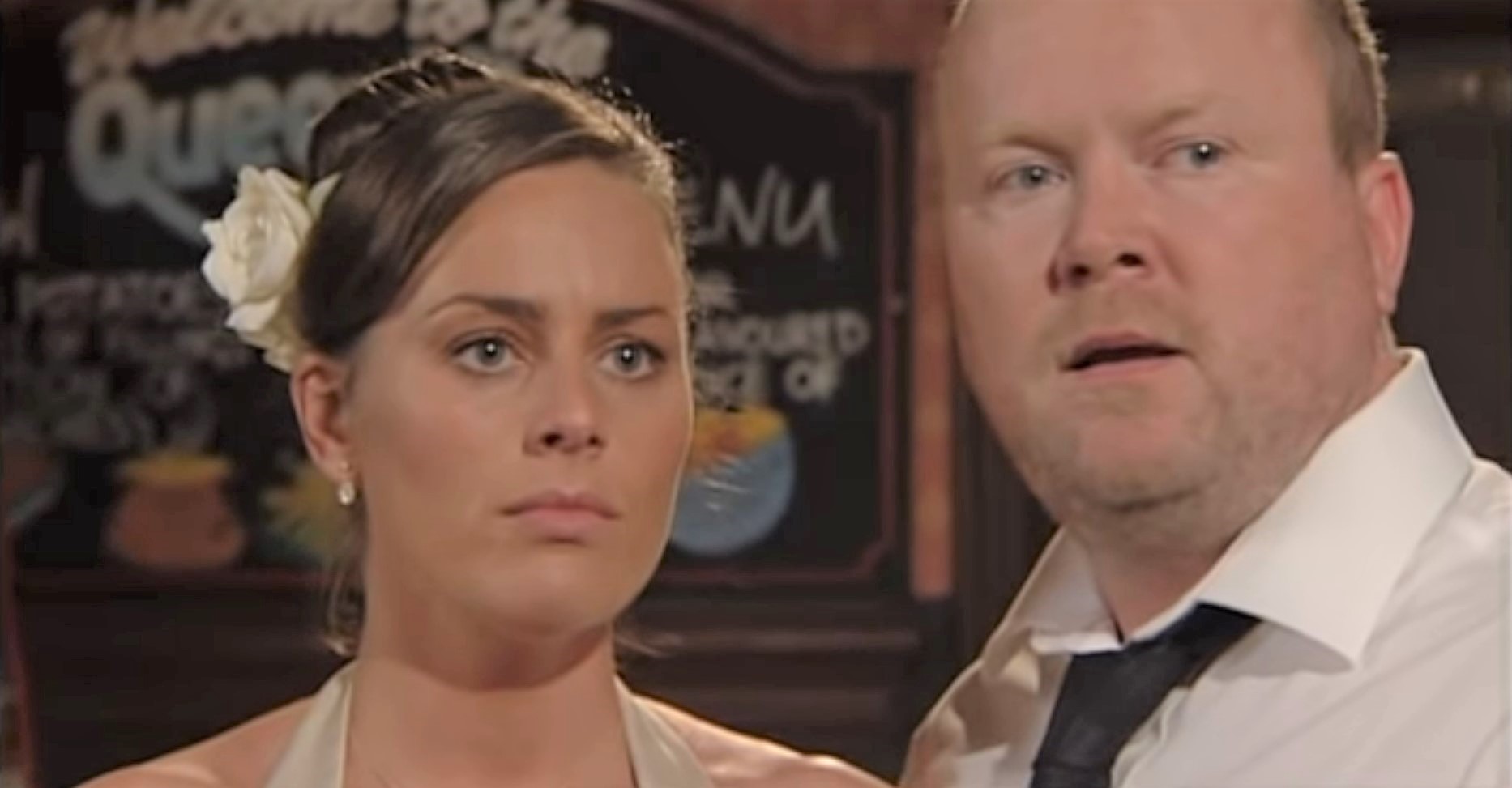 EastEnders: All of Phil Mitchell's wives as he marries Kate and they look annoyed as Lisa walks in