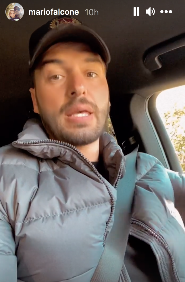 Mario falcone instagram story
