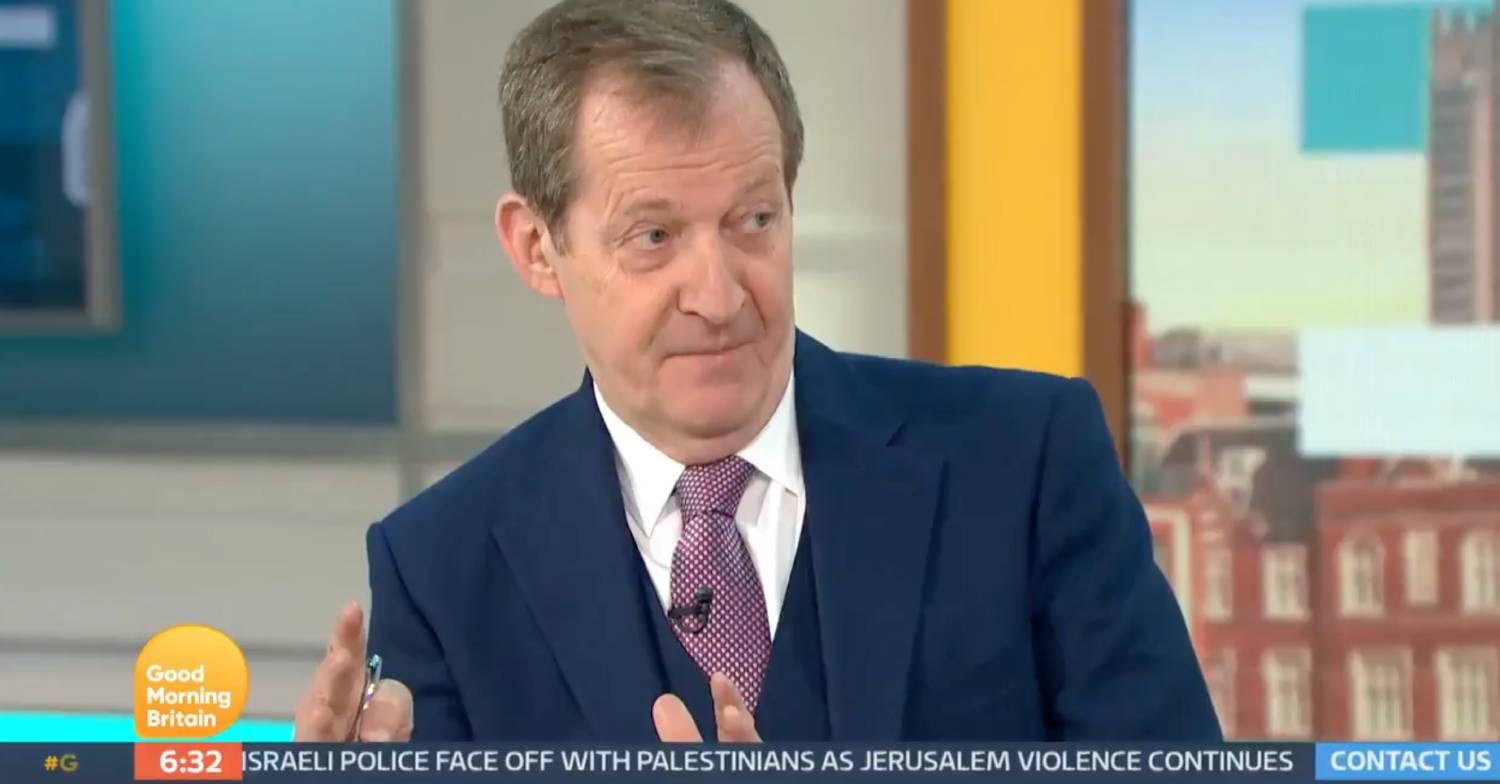 Alastair Campbell's use of his pen annoyed some viewers