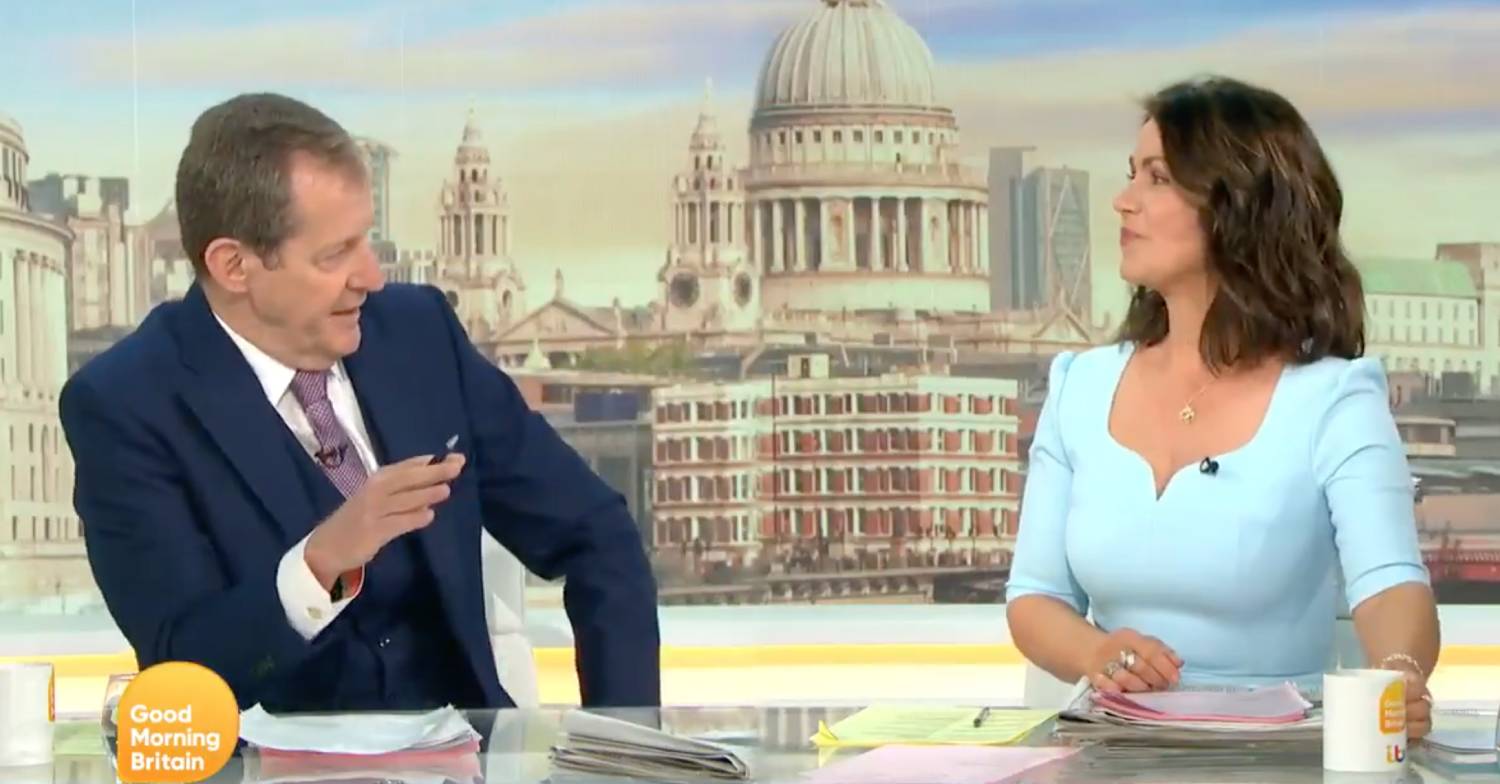 Alastair Campbell joined Susanna Reid on GMB