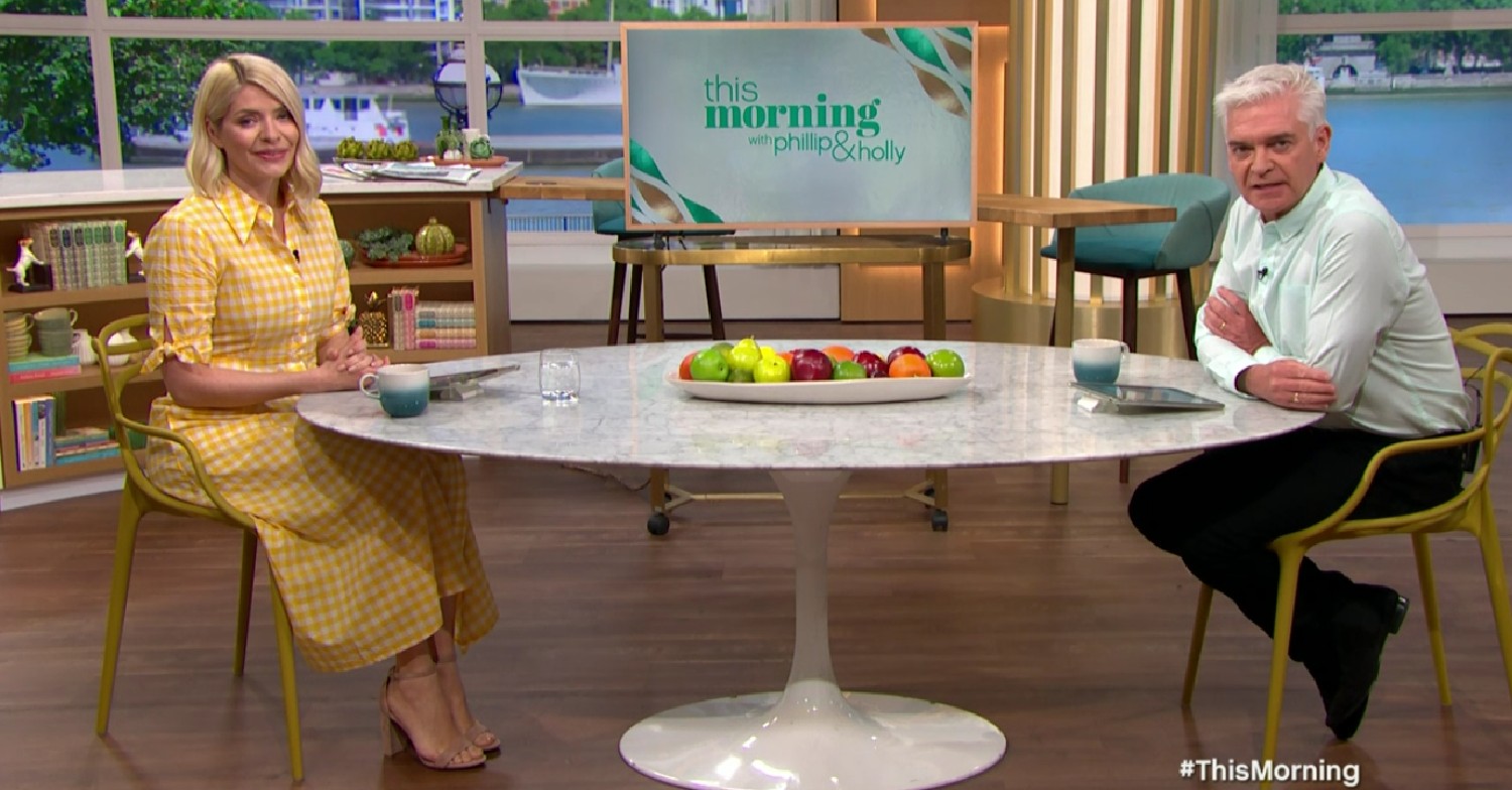 Holly Willoughby and Phillip Schofield present This morning 