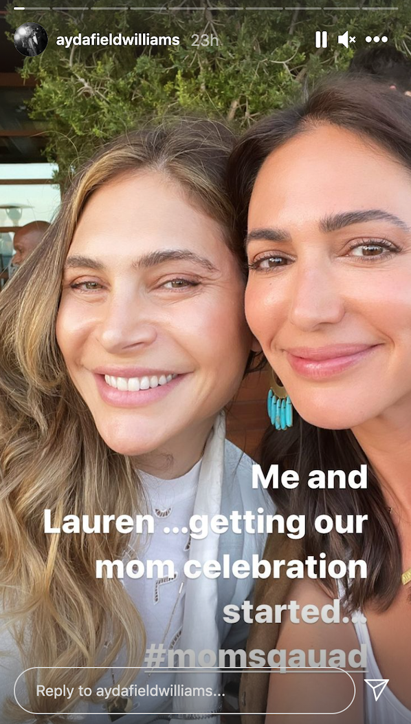 Ayda Field and Lauren Silverman smile for their selfie