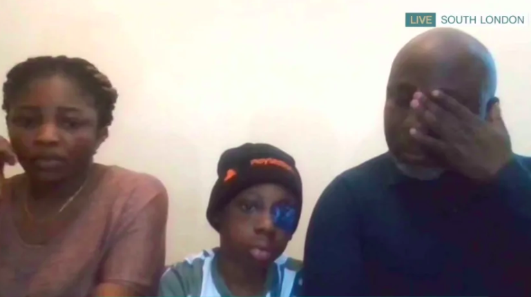 Nathaniel's parents were visibly upset as they appealed for the public's help on This Morning today (Credit: ITV1)