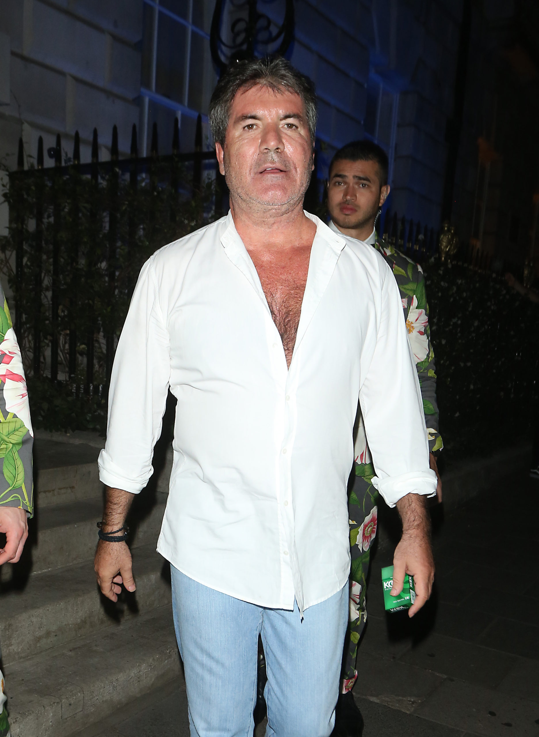 Simon Cowell before his weight loss
