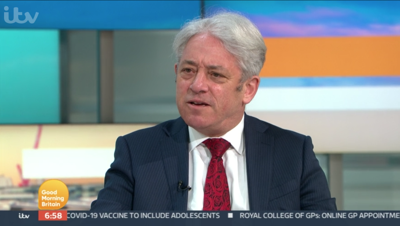 John Bercow on GMB