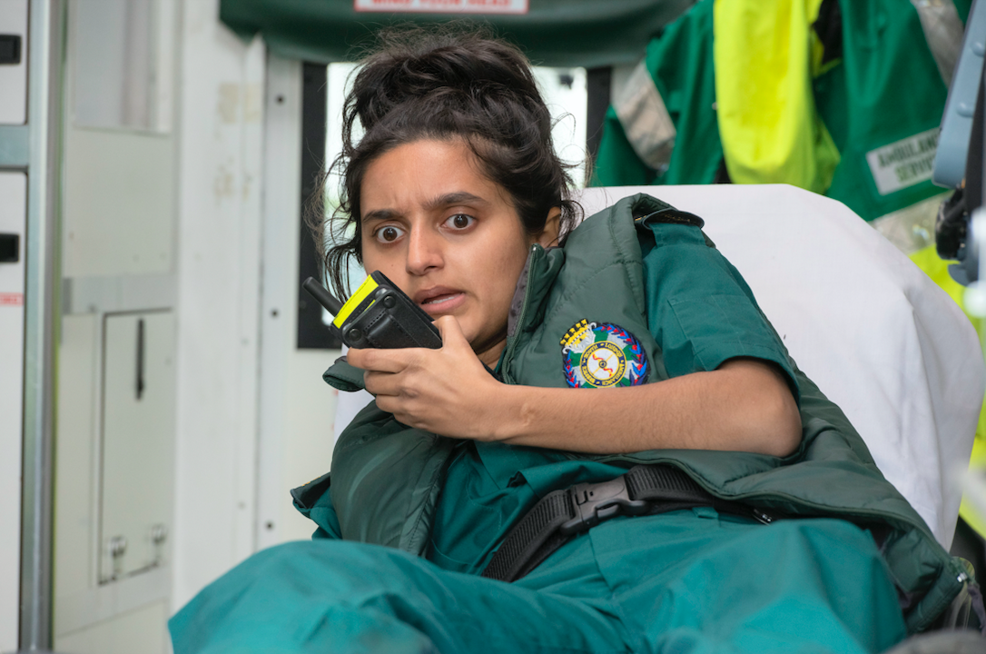Aasiya Shah is a trainee paramedic in Bloods 