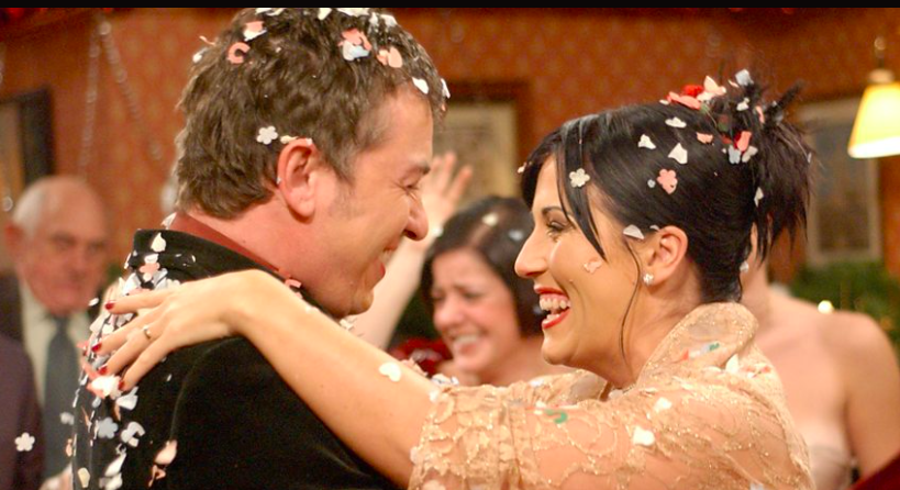 Kat Slater in EastEnders with Alfie Moon