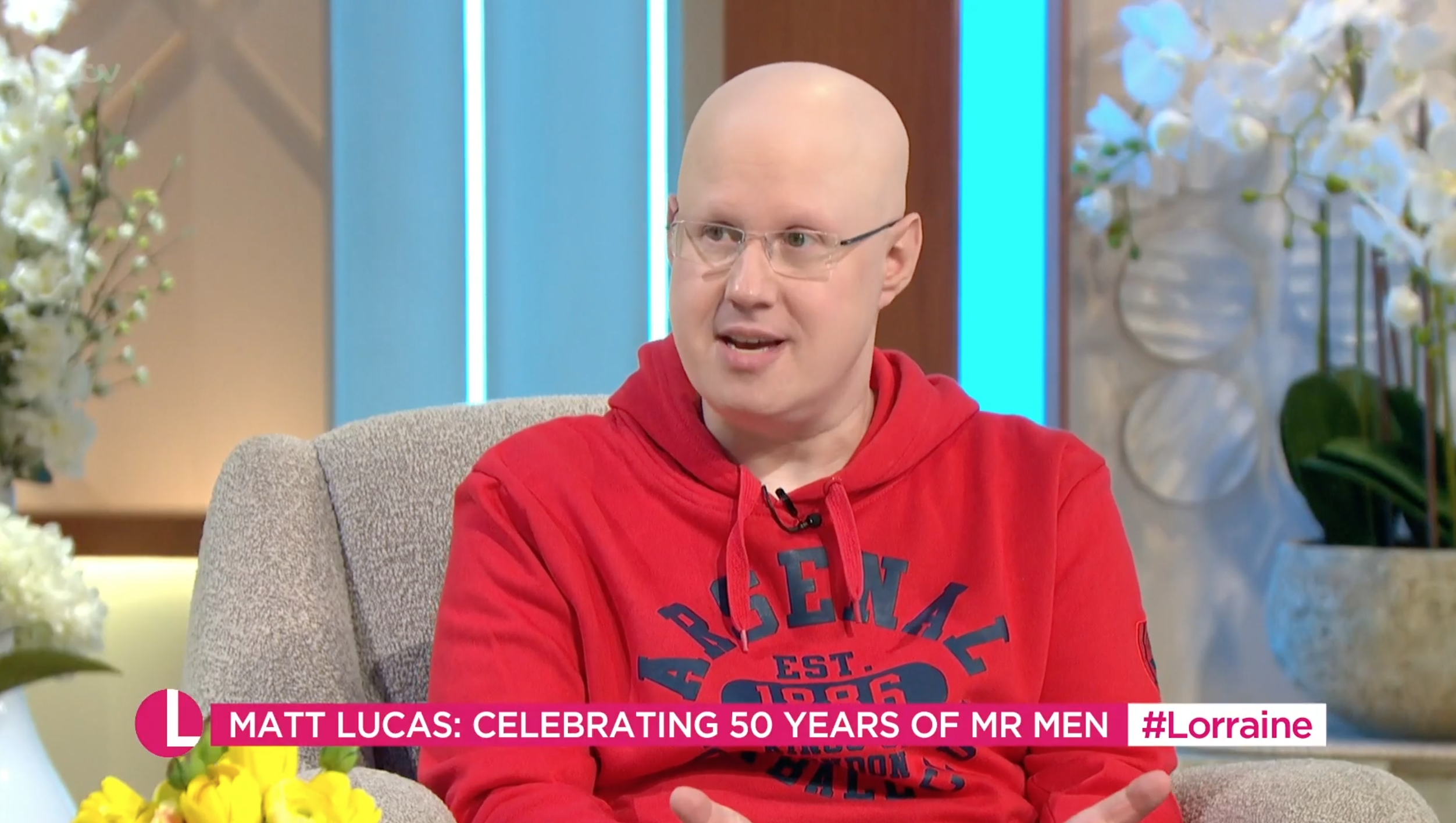 matt Lucas on lorraine